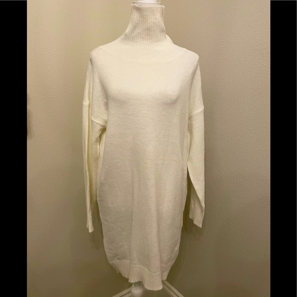 Stitch Drop turtle neck dress